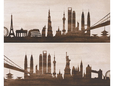 Zalakerámia Petrol CITY F-53030 dekorcsempe