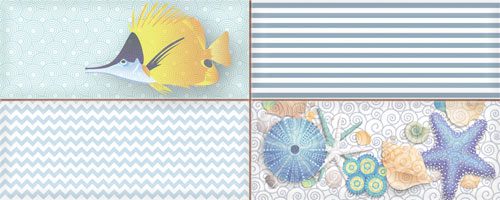 Zalakerámia dekorcsempe Zalakerámia Carneval NEPTUN F-53021 dekorcsempe